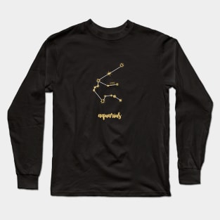 Aquarius  zodiac Long Sleeve T-Shirt